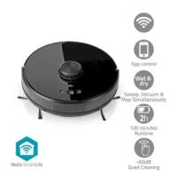SmartLife Robot Vacuum Cleaner, Navigation method: Laser Navigation, Wi-Fi, Capacity collection reservoir: 0.6 l, Automatic charging