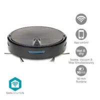 SmartLife Robot Vacuum Cleaner, Navigation method: Random, Wi-Fi, Capacity collection reservoir: 0.6 l, Automatic charging