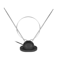 Sise-TV antenn koaksiaalkaabli ja alusega