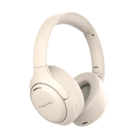 Беспроводные накладные наушники с активным шумоподавлением, Kruger&Matz F8A, бежевые
