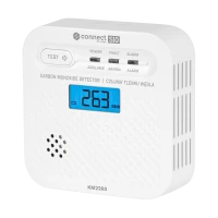 Carbon monoxide detector, carbon monoxide Kruger&Matz Connect S10 Tuya PN-EN50921