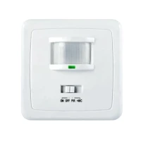 PIR motion and sound sensor, wall-mounted + microphone MCE18