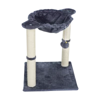 Когтеточка для кошек 40x40x51 см, темно-серая, REBEL ANIMALS
