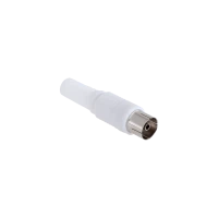 Teleri antennipesa pika kaabli jaoks, valge, Cabletech