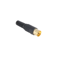 Teleri antennipesa kaablile, pikk, must, kuldne