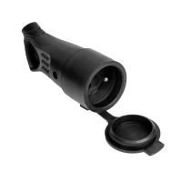 Влагозащищенная розетка с ручкой и заземлением IP44 G-10GU