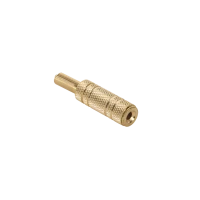 Штекер 3.5мм гнездо кабель позолоченный