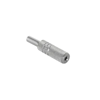 Разъем Jack 3.5мм штекер металлический кабель