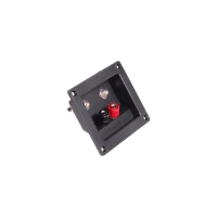 Гнездо клеммы динамика x 2 банан + 2 x Jack