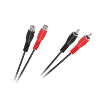 Кабель 2 x RCA male - 2 x RCA female 3м