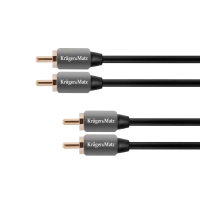 2RCA-2RCA kaabel 1.0m Kruger&Matz