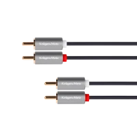 2RCA-2RCA Cable 5m Kruger&Matz Basic