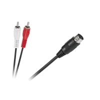 DIN-RCA kaabel (2 x RCA), 1,2 m