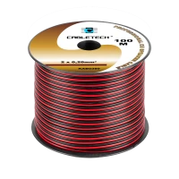 Акустический кабель 0.2 мм, чёрный и красный