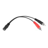 3,5 mm pesa kuni 2xRCA kaabel 20 cm