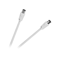 Teleri kaabel - VIDEO valge 1,8 m