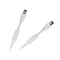 Белый ТВ-видео кабель угловой/угловой 2.0м