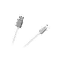 USB to Micro USB Cable M-Life Nylon White 1m