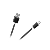 USB to micro USB cable M-Life nylon black 1m