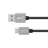 USB to USB Type-C cable 10 Gbps 1 m Kruger&Matz Basic