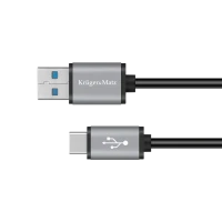USB-кабель 3.0 штекер - штекер Type-C 5 Гбит/с 1 м Kruger&Matz Basic