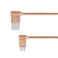 USB-kaabel - nurga all Type-C pistik 1m 3A Kruger&Matz