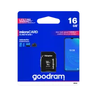 Карта памяти microSD 16GB UHS-I Goodram с адаптером