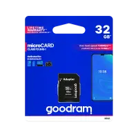 Карта памяти microSD 32GB UHS-I Goodram с адаптером