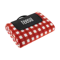 Teesa Пикниковое одеяло с изоляцией 200x300 см - красно-клетчатое