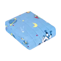 PREMIUM weighted blanket made of cotton, sensory blanket for children, 100x150 cm, 5 kg, cosmos