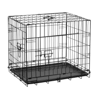 Metal dog cage, playpen, size M 61x46x51 cm , REBEL ANIMALS