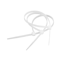 Кабельная стяжка 4.8 мм/25 см белая Cabletech 100 шт.