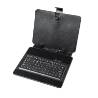 Universal case for 9.7 inch tablets with micro USB keyboard