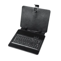 Universal case for 9.7 inch tablets with mini USB keyboard
