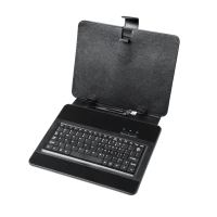 Universal 9.7 inch tablet case with USB keyboard