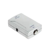 Adapter, digital audio to optical signal converter with power supply