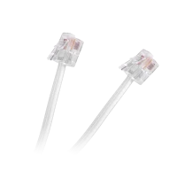 Telephone cable white-white 10m