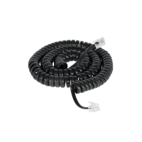 Telephone cable 25 ft black