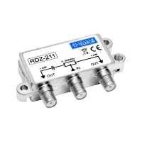 RDZ-211 kahekordne välitingimustes kasutatav RF-splitter 5-862 MHz 4.0 dB F-taseme välitingimustes TELKOM TELMOR