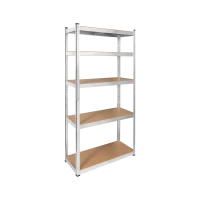 Metallist hoiuriiul 180x90x40 hõbedane Rebel