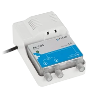 Laiaribaline antennijagaja 12V toiteplokiga AL-105 ALCAD aktiivantennile