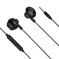 Kruger&Matz B2 kõrvasisesed kõrvaklapid mikrofoniga, must