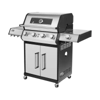 Teesa BBQ 5006 MASTER gaasipliit - 5 põletit - gaasiballooni koht