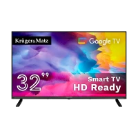 Kruger&Matz 32" HD Google TV 5.0 Television, DVB-T2/S2/T/C H.265 HEVC