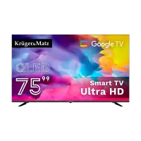Kruger&Matz 75" QLED UHD Smart TV DVB-T2/S2 H.265 Hevc