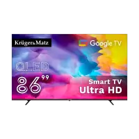 Kruger&Matz 86" UHD QLED смарт телевизор DVB-T2/S2 H.265 Hevc