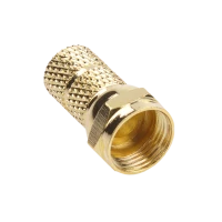 SAT F-pistik 6,8 mm KULDNE CU Cabletech