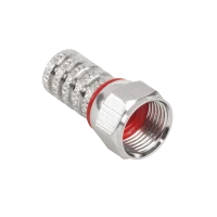 SAT F-konnektor HQ + CU tihend 3C2V 4,8 mm