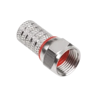 SAT F-konnektor HQ + CU tihend RG59 5,8 mm