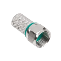 SAT F-konnektor HQ + CU tihend RG6-U